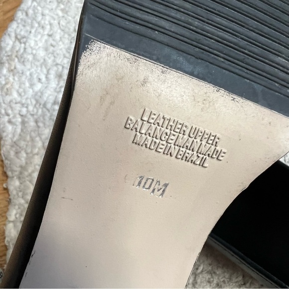 Bruno Valenti Maine Square Toed Block Heeled Loafers - Picture 9 of 11